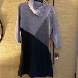 Taylor Gray and Black Mini Dress